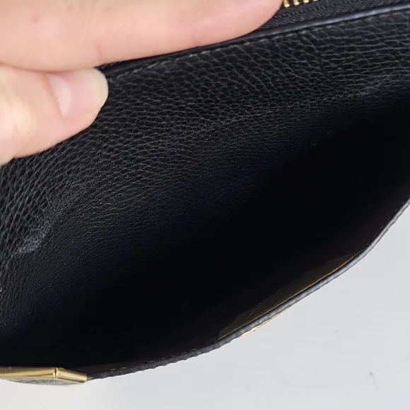 Ralph Lauren Modern Chic Crossbody Handbag Purse Adjustable Strap In Black - Picture 5 of 12